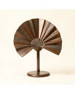 Provincetown Decorative Metal Fan Sculpture (synthetic illustration; no displayed measurements)