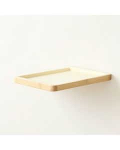Cliff Bridge Wall-Mounted Cat Perch - Cream (synthetic illustration; no displayed measurements)