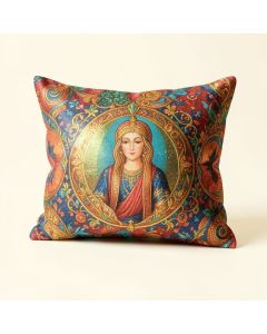 Libra Zodiac Sign Lumbar Pillow (synthetic illustration; no displayed measurements)