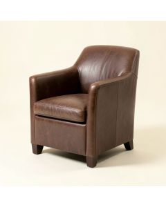 Amir Genuine Leather Upholstered Dining Chair (synthetic illustration; no displayed measurements)