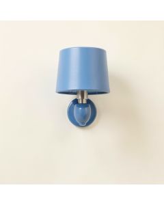 Elm Branch Wall Sconce Mounted On A Plain Wall - Blue (synthetic illustration; no displayed measurements)