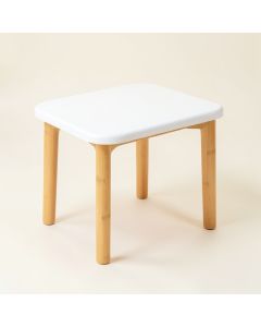 Stone Canyon Compact Balcony Table - White (synthetic illustration; no displayed measurements)