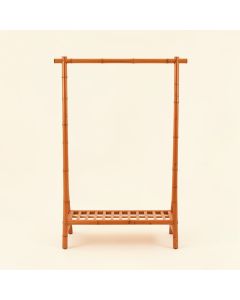 Ridge Arc Empty Garment Rack - Terracotta (synthetic illustration; no displayed measurements)