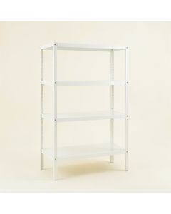 Shore Crest Empty Seed-Starting Shelving Unit Without Lights - White (synthetic illustration; no displayed measurements)