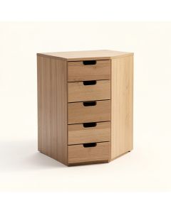 6 - Drawer Storage Cabinet (synthetic illustration; no displayed measurements)
