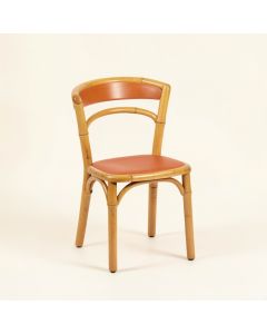 Vale Branch Small Chair - Terracotta (synthetic illustration; no displayed measurements)