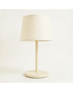Fern Bluff Table Lamp With A Plain Fabric Shade - Cream (synthetic illustration; no displayed measurements)