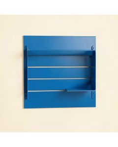 Olive Brook Empty Wall-Mounted Tool Organizer Panel - Blue (synthetic illustration; no displayed measurements)
