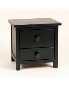 Ash Bridge Nightstand - Black (synthetic illustration; no displayed measurements)