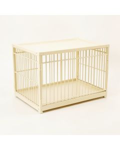 Shore Canyon Empty Furniture-Style Pet Crate - Cream (synthetic illustration; no displayed measurements)