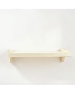 Elm Branch Wall-Mounted Shelf - Cream (synthetic illustration; no displayed measurements)