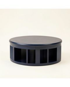 Cove Bluff Shoe Storage Bench - Navy (synthetic illustration; no displayed measurements)