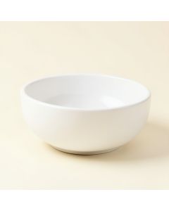 White Ceramic Oval Vessel Bathroom Sink (synthetic illustration; no displayed measurements)