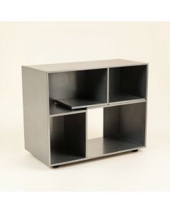 Ridge Field Desktop Shelving Unit - Gray (synthetic illustration; no displayed measurements)