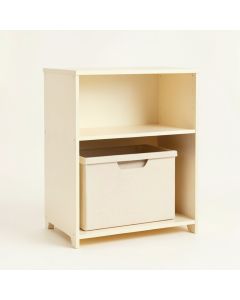 Dawn Crest Freestanding Pull-Out Hamper Cabinet - Cream (synthetic illustration; no displayed measurements)