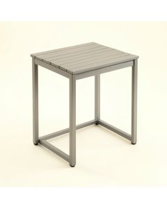 Willow Bridge Compact Balcony Table - Gray (synthetic illustration; no displayed measurements)