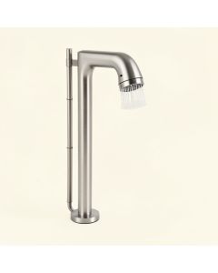 Stainless Steel Led Rainfall Complete Shower System With Rough-In Valve (synthetic illustration; no displayed measurements)