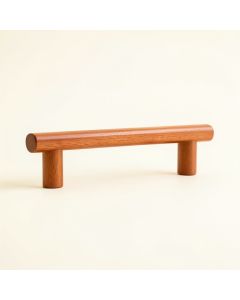 Slate Bend Cabinet Handle Without Packaging - Terracotta (synthetic illustration; no displayed measurements)