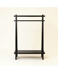 Harbor Crossing Empty Garment Rack - Black (synthetic illustration; no displayed measurements)