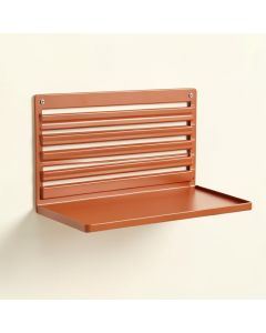 Spruce Bridge Wall-Mounted Entryway Organizer Shelf - Terracotta (synthetic illustration; no displayed measurements)