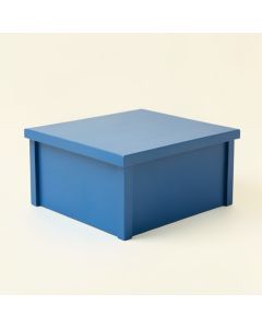 Aspen Bridge Low Toy Storage Unit - Blue (synthetic illustration; no displayed measurements)