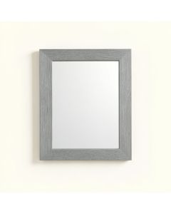 Slate Branch Framed Wall Mirror - Gray (synthetic illustration; no displayed measurements)