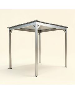 Novara Metal Pergola (synthetic illustration; no displayed measurements)