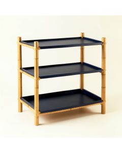 Moss Bluff Empty Countertop Canister Rack - Navy (synthetic illustration; no displayed measurements)