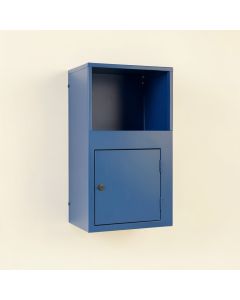 Meadow Dell Wall-Mounted Entry Cabinet - Blue (synthetic illustration; no displayed measurements)