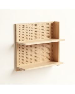Flint Dell Empty Wall-Mounted Tool Organizer Panel - Beige (synthetic illustration; no displayed measurements)