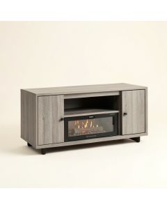 Guadalupe Tv Stand For Tvs Up To 65 '' With Electric Fireplace Included (synthetic illustration; no displayed measurements)