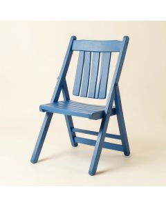 Aspen Bluff Folding Outdoor Chair - Blue (synthetic illustration; no displayed measurements)