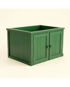 Glen Bluff Empty Furniture-Style Litter Enclosure - Green (synthetic illustration; no displayed measurements)