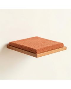 Dawn Canyon Wall-Mounted Cat Perch - Terracotta (synthetic illustration; no displayed measurements)