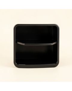 Dune Bluff Empty Mug-Storage Cabinet Insert - Black (synthetic illustration; no displayed measurements)
