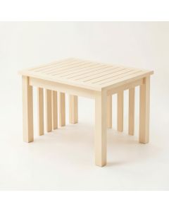 Linden Crossing Patio Table - Ivory (synthetic illustration; no displayed measurements)