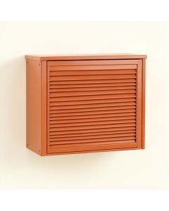 Dawn Dale Wall-Mounted Entry Cabinet - Terracotta (synthetic illustration; no displayed measurements)