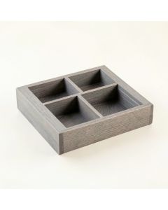 Maple Arc Empty Pantry Drawer Organizer Insert - Gray (synthetic illustration; no displayed measurements)