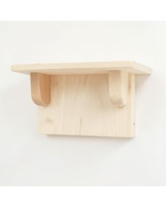 Clay Dell Wall-Mounted Entryway Organizer Shelf - Ivory (synthetic illustration; no displayed measurements)