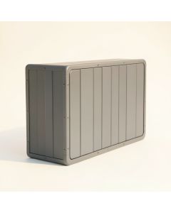 Birch Dale Narrow Outdoor Storage Bench - Gray (synthetic illustration; no displayed measurements)