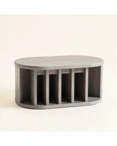 Shore Bridge Shoe Storage Bench - Gray (synthetic illustration; no displayed measurements)