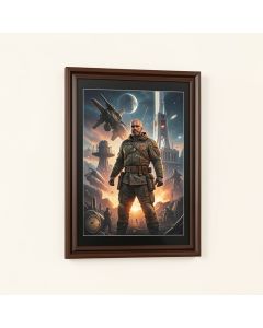 Star Wars A New Hope - Picture Frame Advertisements Print (synthetic illustration; no displayed measurements)