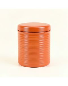 Wren Bluff Storage Canister With Lid - Terracotta (synthetic illustration; no displayed measurements)