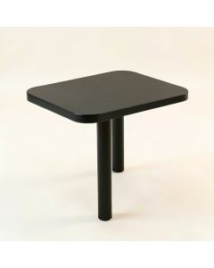 Juniper Bridge Compact Balcony Table - Black (synthetic illustration; no displayed measurements)