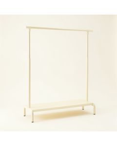 Rowan Canyon Empty Garment Rack - Ivory (synthetic illustration; no displayed measurements)