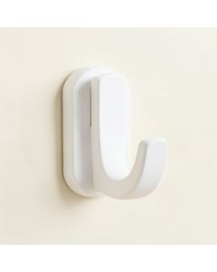 Aspen Crossing Wall-Mounted Robe Hook - White (synthetic illustration; no displayed measurements)