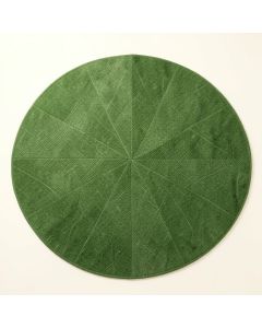 Hazel Bluff Round Area Rug - Green (synthetic illustration; no displayed measurements)
