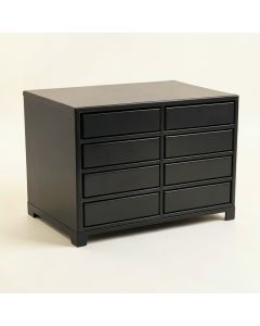 Holly Brook Small-Parts Storage Drawer Cabinet - Black (synthetic illustration; no displayed measurements)
