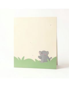 Jeannine Happy Camper Paper Print (synthetic illustration; no displayed measurements)