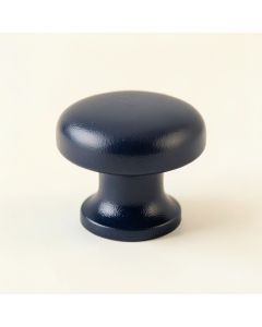 Fern Bend Cabinet Knob Without Packaging - Navy (synthetic illustration; no displayed measurements)